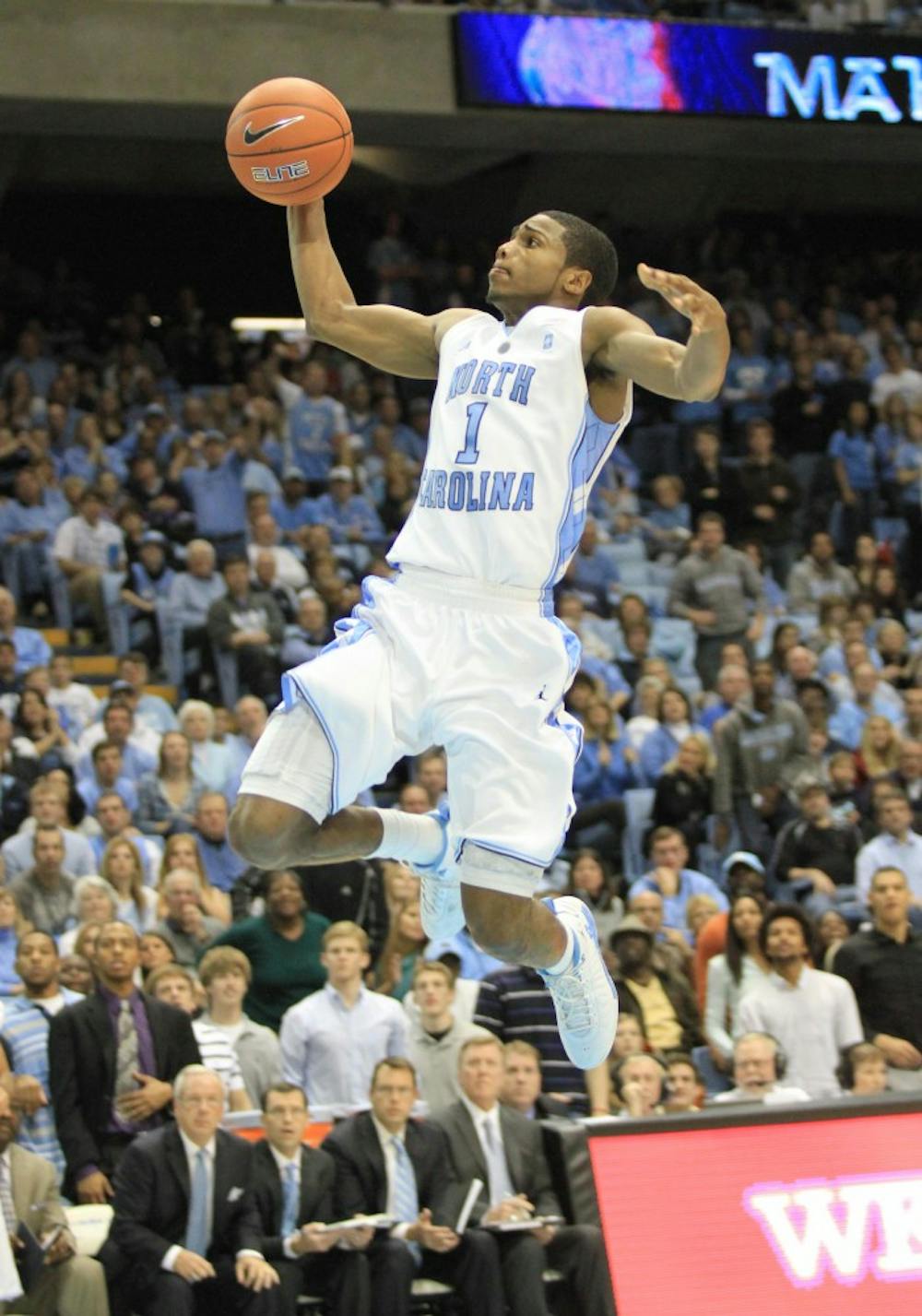 Dexter Strickland goes up for a layup on a fast break.
