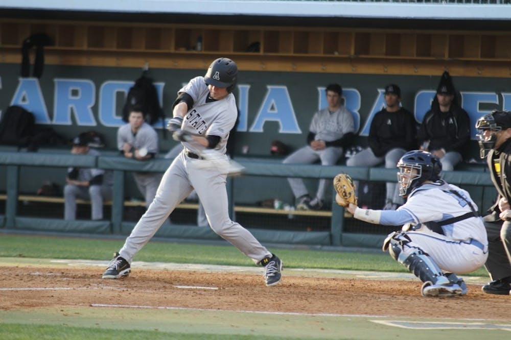 UNC beat Appalachian State 12-1 on Tuesday Feb. 25, 2014. The Diamond Heels extend their record to 4-3.