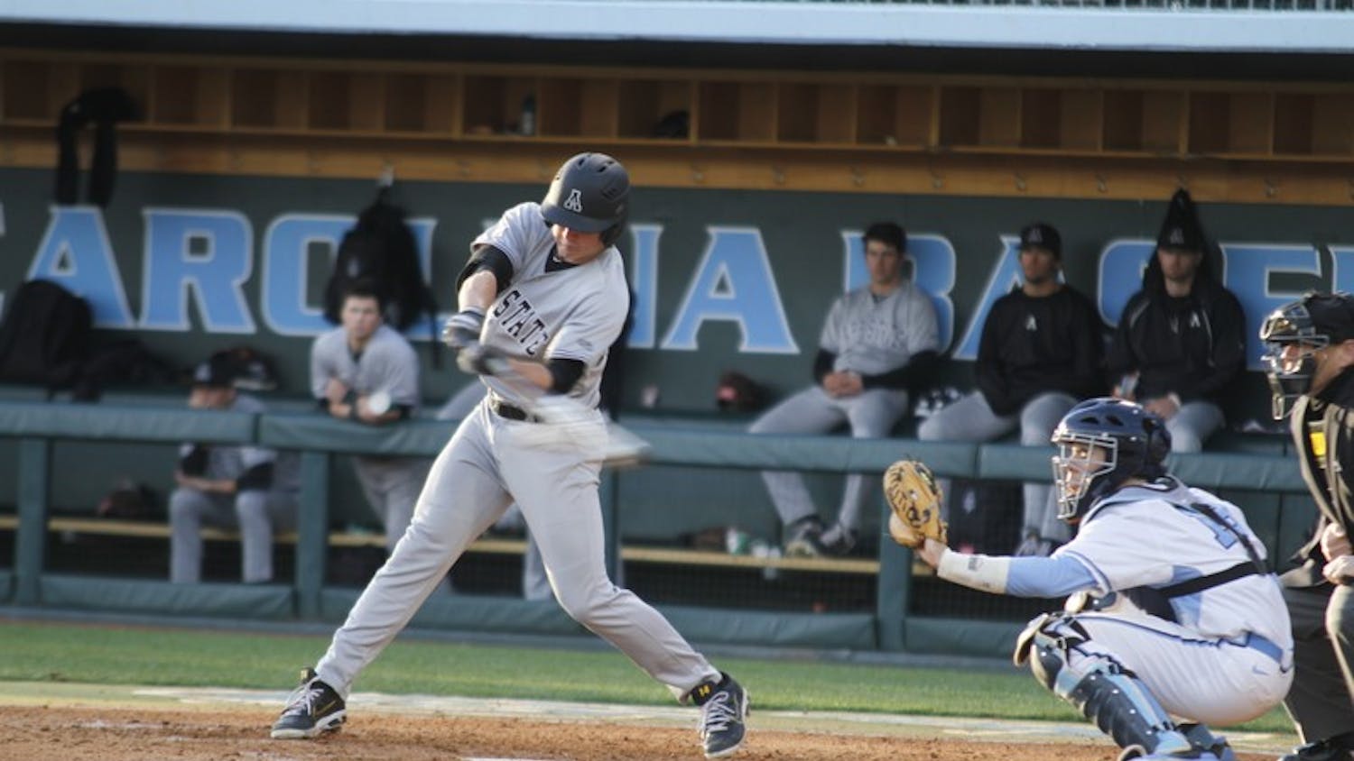 UNC beat Appalachian State 12-1 on Tuesday Feb. 25, 2014. The Diamond Heels extend their record to 4-3.
