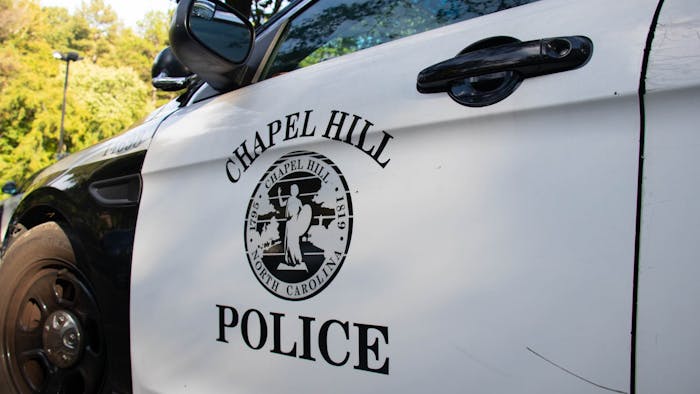 A Chapel Hill police car is pictured on Oct. 7, 2022.&nbsp;