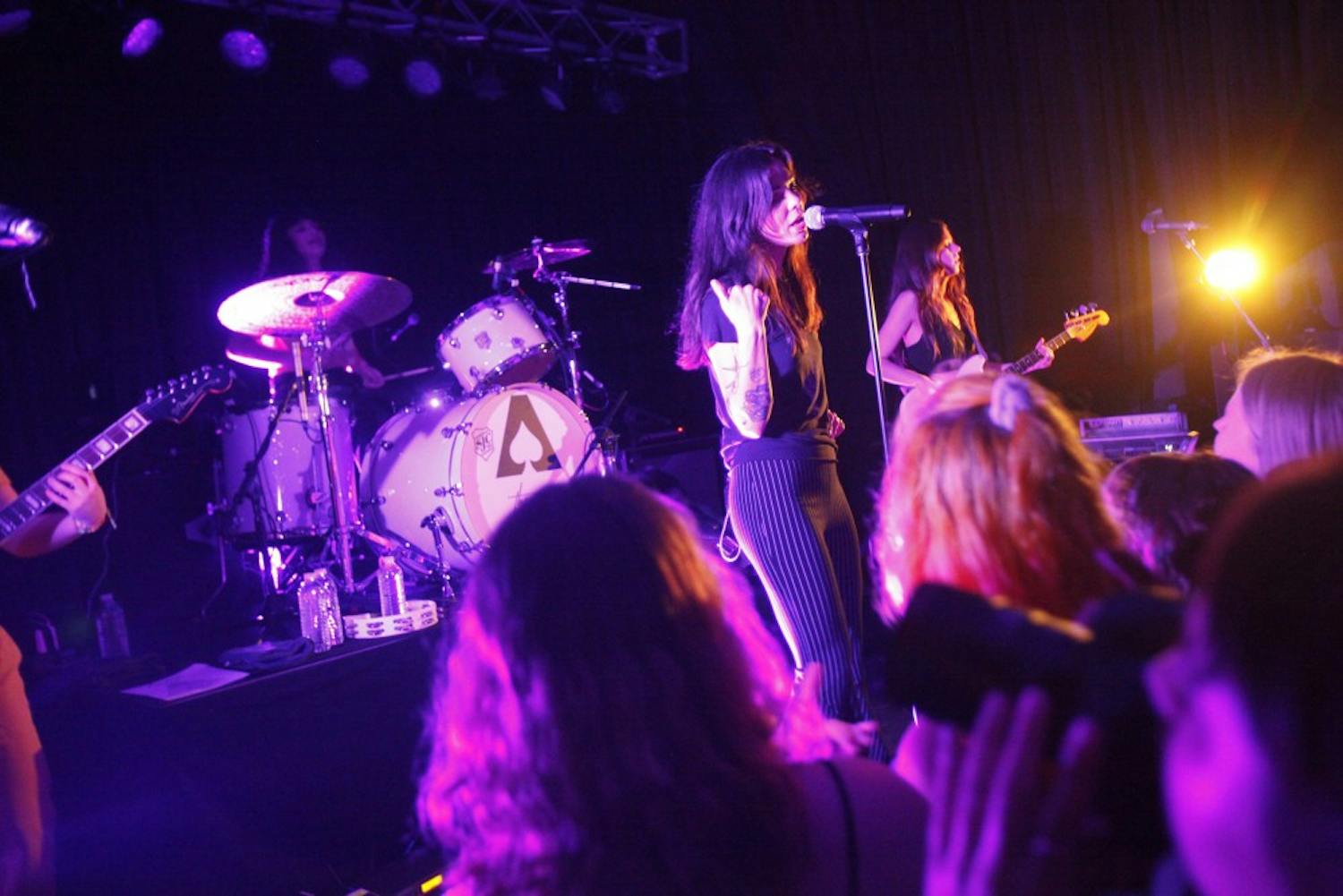 The Aces, a four-part girlband, play sold out show at the Cat's Cradle