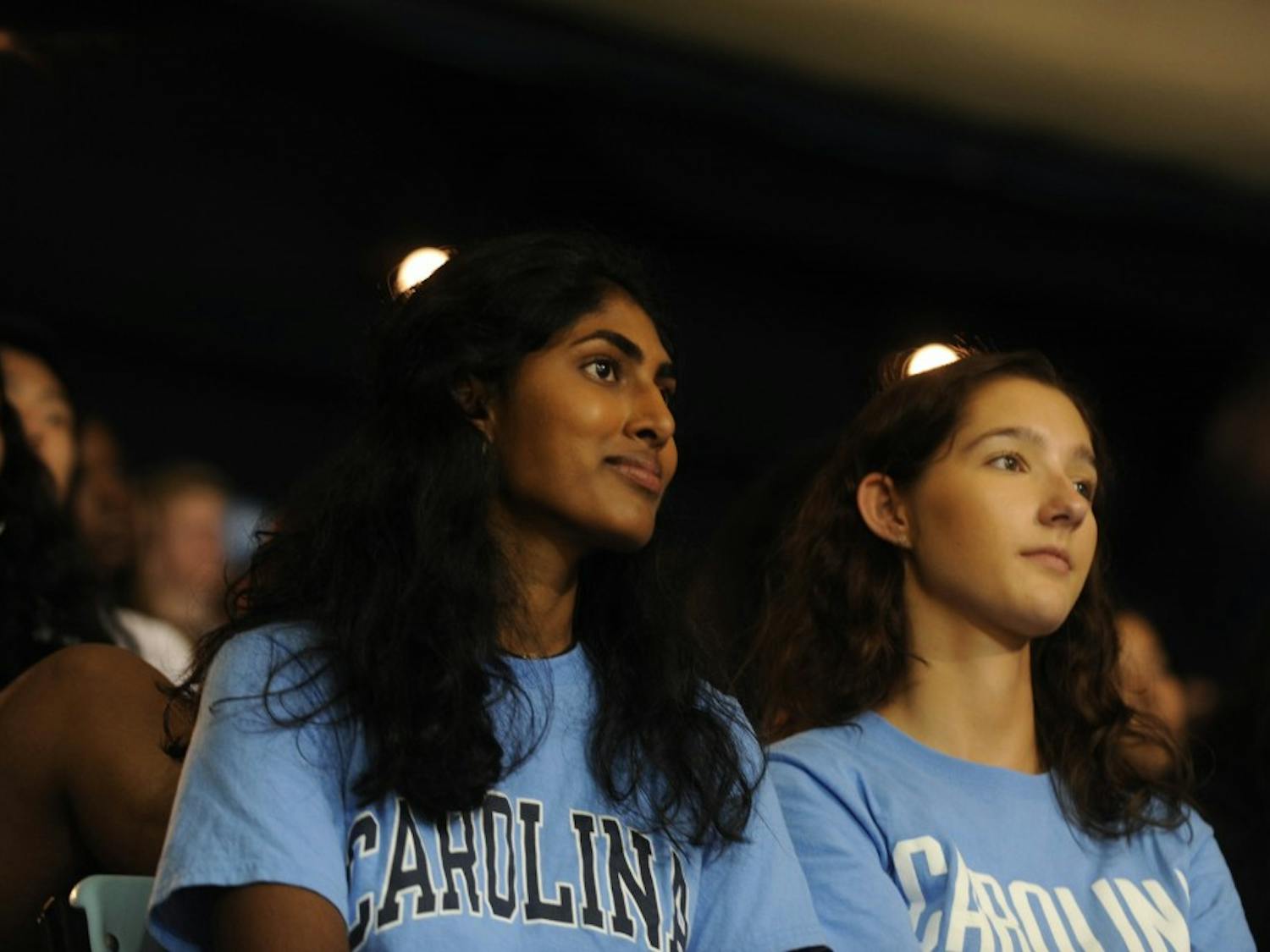 Students attended the 2019 Convocation on Sunday, Aug. 19. Convocation is regarded as the beginning of every incoming-student's journey at Carolina, as speakers including the Chancellor, deans from various departments and student leaders welcome students to the university. 