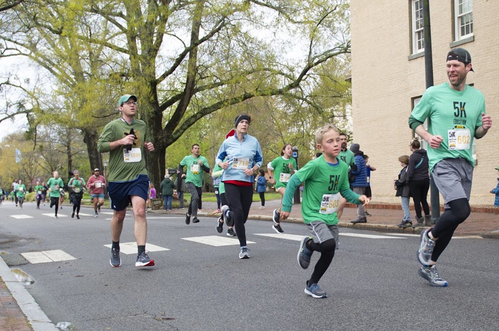 <p>The 5K for Education took place on Saturday, March 18, 2023. Photo Courtesy of Madeline Blobe and the Chapel Hill-Carrboro Public School Foundation.</p>