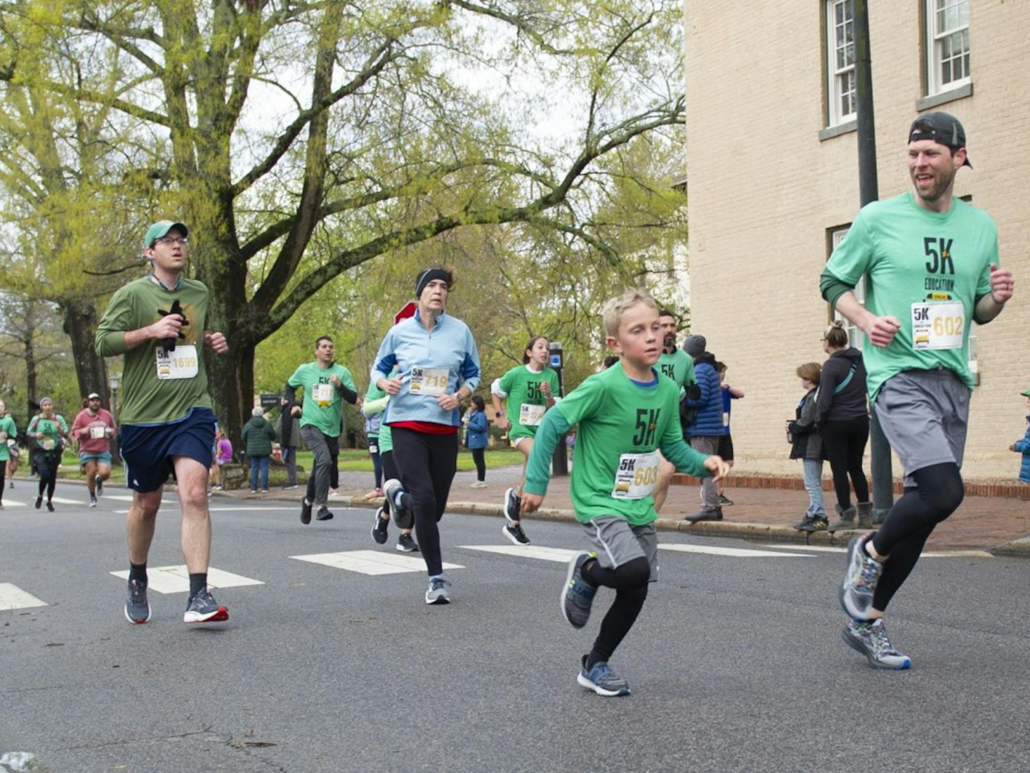 The 5K for Education took place on Saturday, March 18, 2023. Photo Courtesy of Madeline Blobe and the Chapel Hill-Carrboro Public School Foundation.