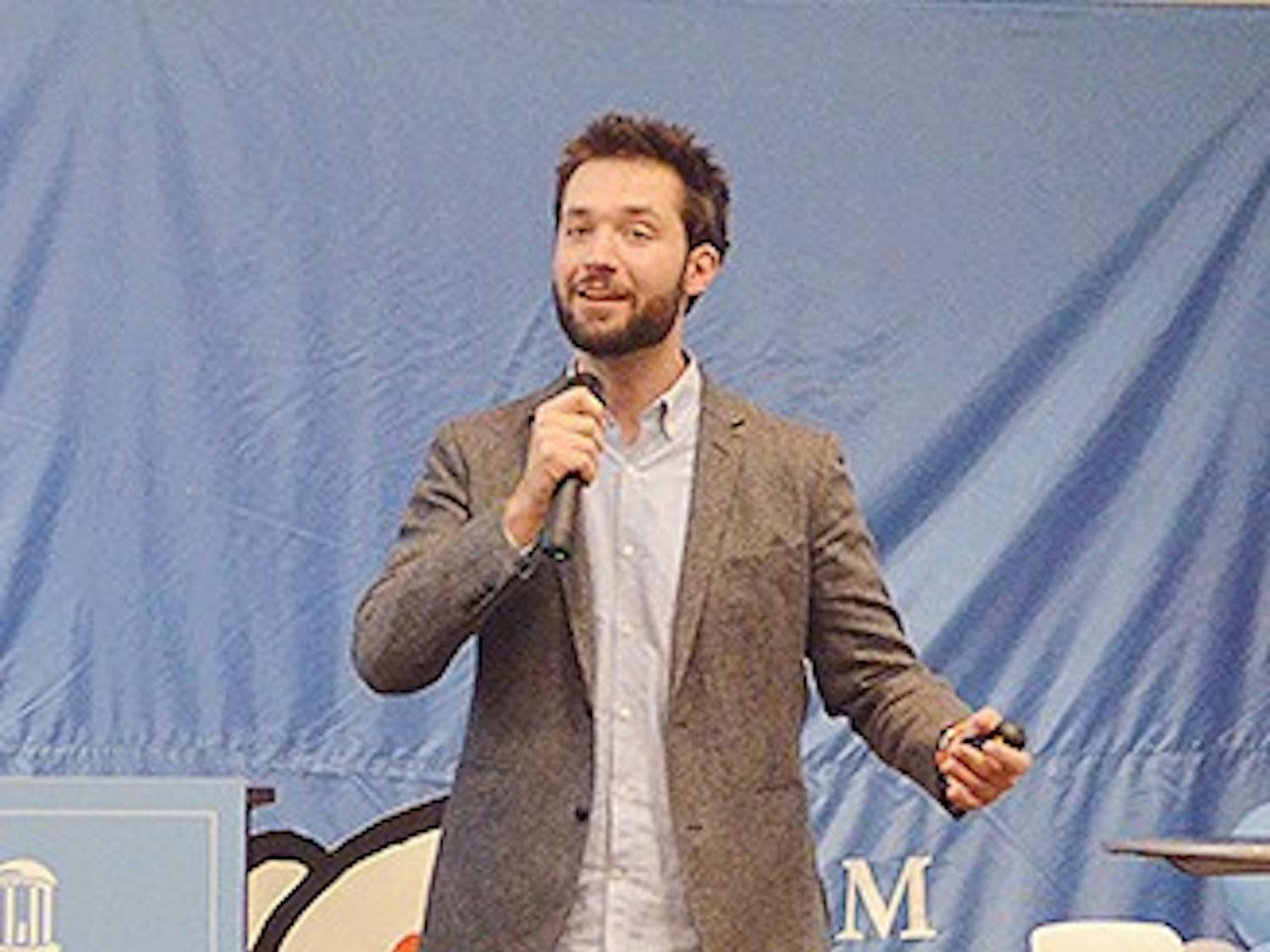	Cofounder of Reddit Alexis Ohanian speaks at UNC’s School of Journalism and Mass Communication Monday night about the Internet as an enabler.