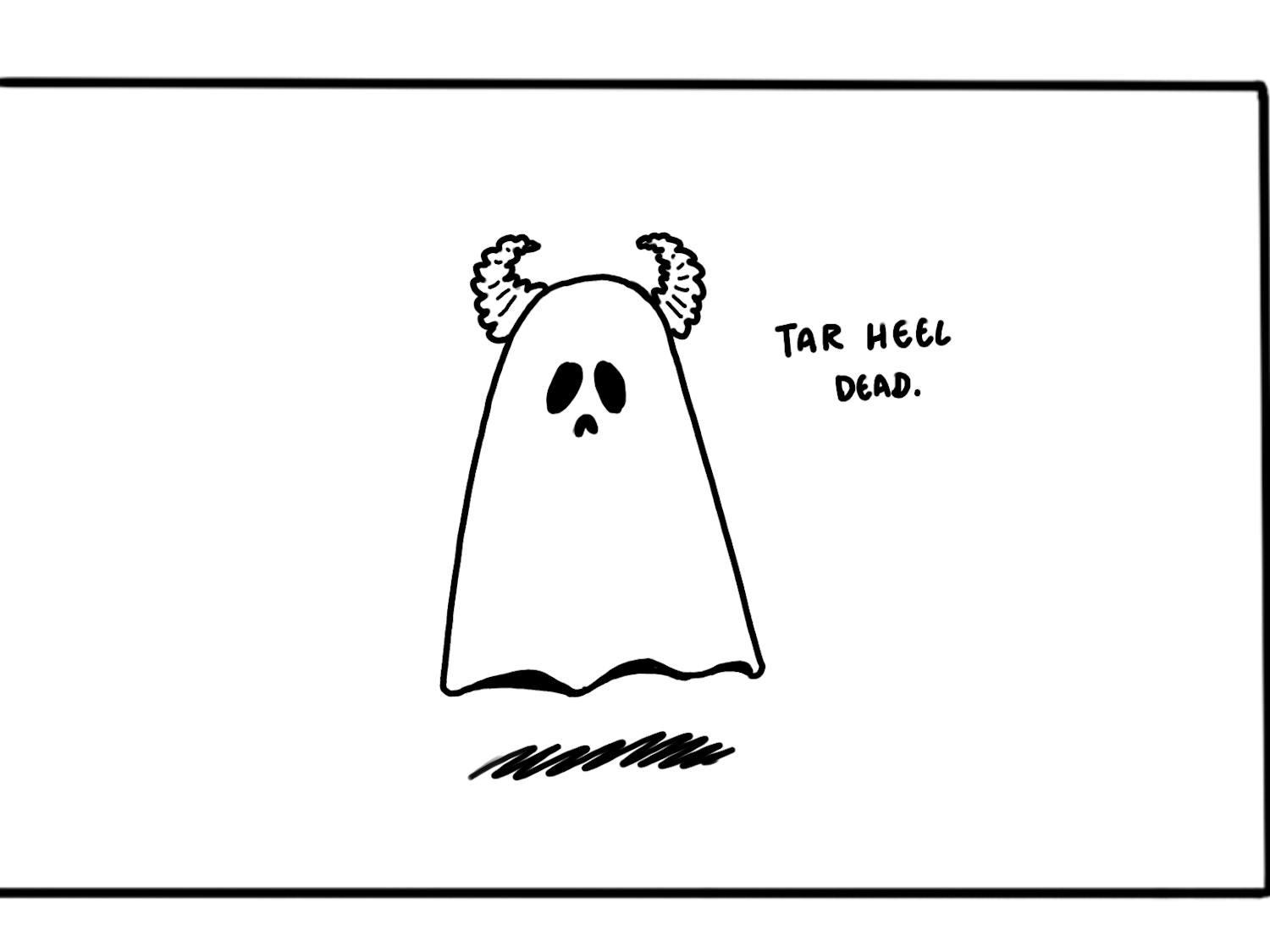 Cartoon: Tar Heel dead