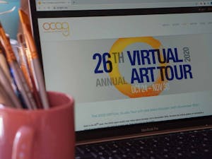 DTH Photo Illustration. The Orange County Arts Guild is hosting a variety of virtual art studio and gallery tours.