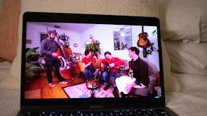 DTH Photo Illustration. The band Mipso gives a virtual concert as a part of their "Living Room Tour," which allows fans to watch the band play while also keeping everyone safe during the COVID-19 pandemic.