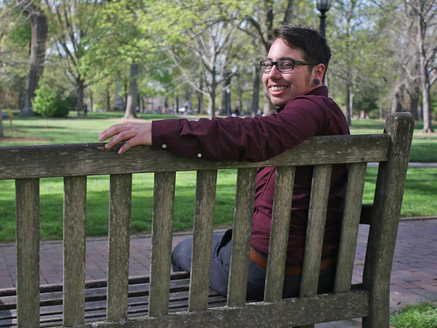 Joaquin Carcano is a transgender UNC-Chapel Hill employee who is partking in a lawsuit against House Bill 2. 