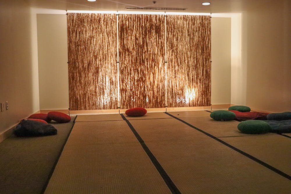 <p>The meditation room in the Student Union, which is a great place to escape the chaos of life, is pictured on Monday, Oct. 10, 2022.</p>
