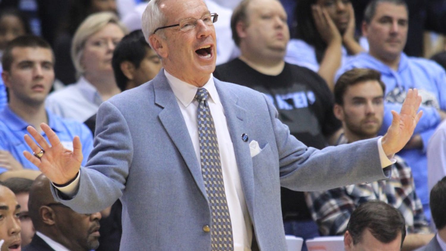 The UNC men's basketball team lost to NC State 58-46 at the Dean Smith Center in Chapel Hill, N.C. on Feb. 24. The Tar Heels' 46 points are the least the Tar Heels have ever score din the Smith Center. 