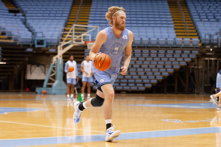 North Carolina men's basketball practice on Sept. 29 The Daily Tar Heel