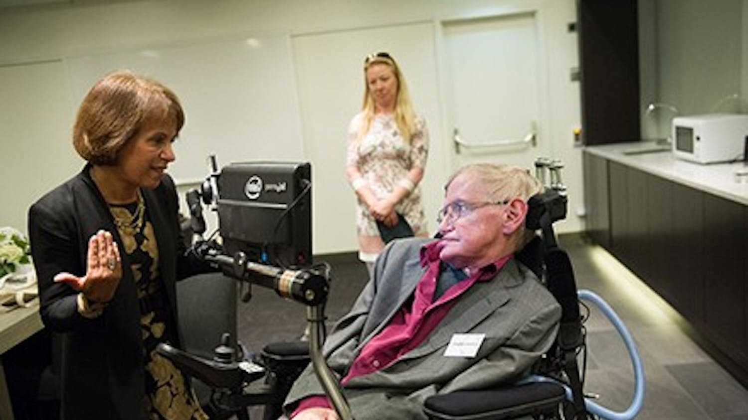2015 August 24:th  Stephen Hawking Lecture in Waterfront StockholmCopyright: Photographer Ulf Sirborn, Box 38081, 100 64 Stockholm, Sweden,phone +46 720461654, e-mail:ulf.sirborn@brevet.nu