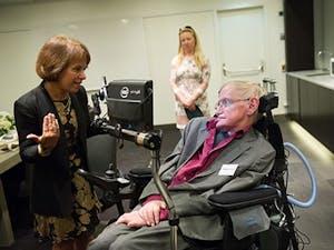 2015 August 24:th  Stephen Hawking Lecture in Waterfront StockholmCopyright: Photographer Ulf Sirborn, Box 38081, 100 64 Stockholm, Sweden,phone +46 720461654, e-mail:ulf.sirborn@brevet.nu