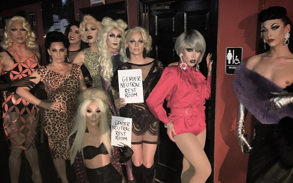 RuPaul’s Drag Race fan favorites, winners, and runners-up toured in Charlotte and Durham despite the HB2 controversy (courtesy of  rupaulbots).