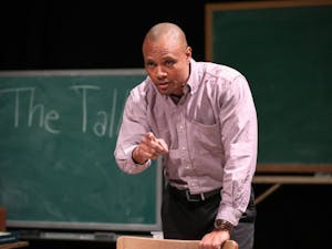 Sonny Kelly, a UNC doctoral candidate, is the writer and star of "The Talk," which will run 16 times from Jan. 24 through Feb. 17. 