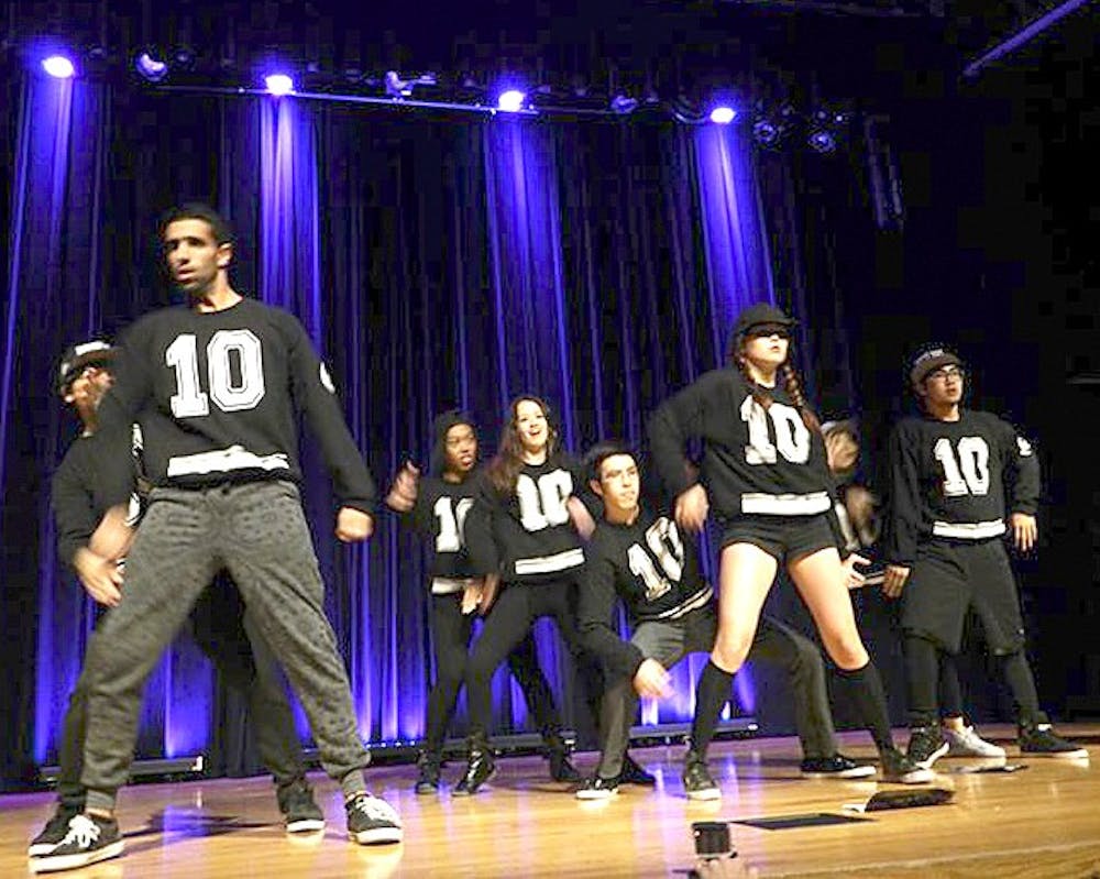 <p>The UNC Moonlight Hip Hop Dance Crew frequently performs on Friday evenings in the Pit. Courtesy of Kaitlin Barker.&nbsp;</p>