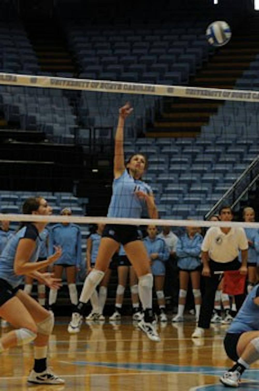 North Carolina’s women’s volleyball team dropped two straight matches to Marshall and Colorado State.