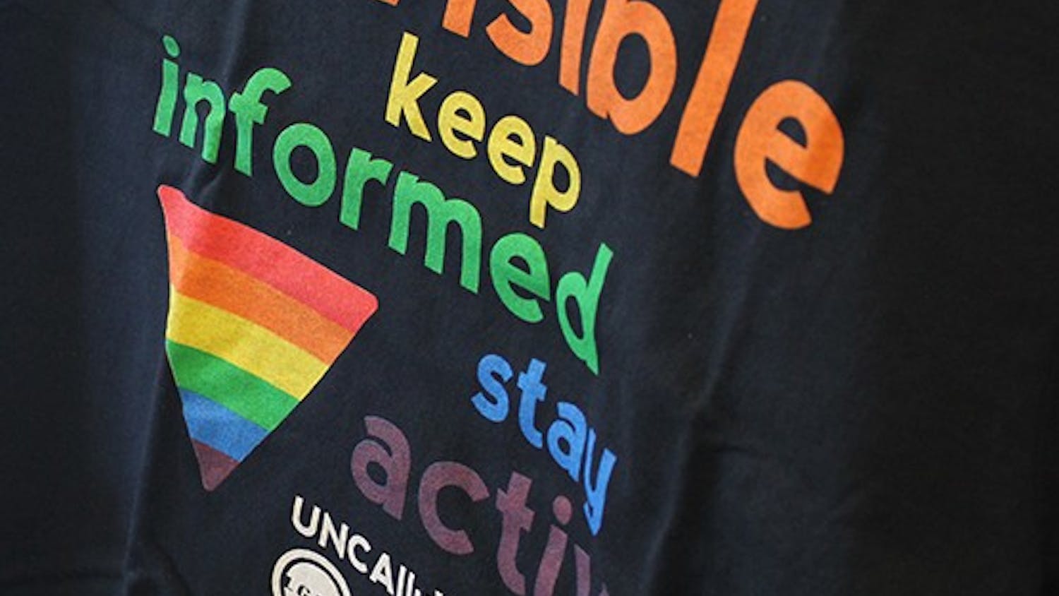 As part of Ally Week, hosted by the Carolina LGBTQ Center, t-shirts were handed out to those willing to show their support and openly wear them this Thursday.