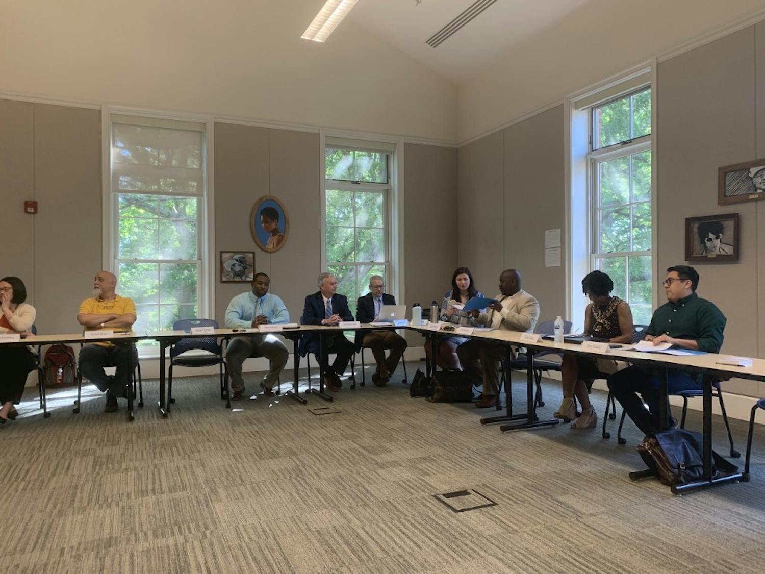The Campus Safety Commission meeting in April 2019 in South Building&nbsp;