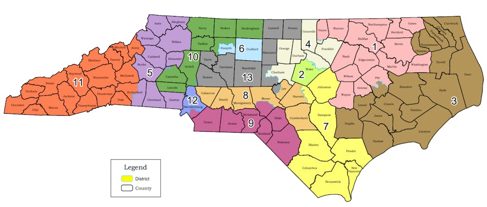 <p>The General Assembly approved a new congressional district map for the 2020 election cycle on Nov. 15, 2019. Photo courtesy of the General Assembly.</p>