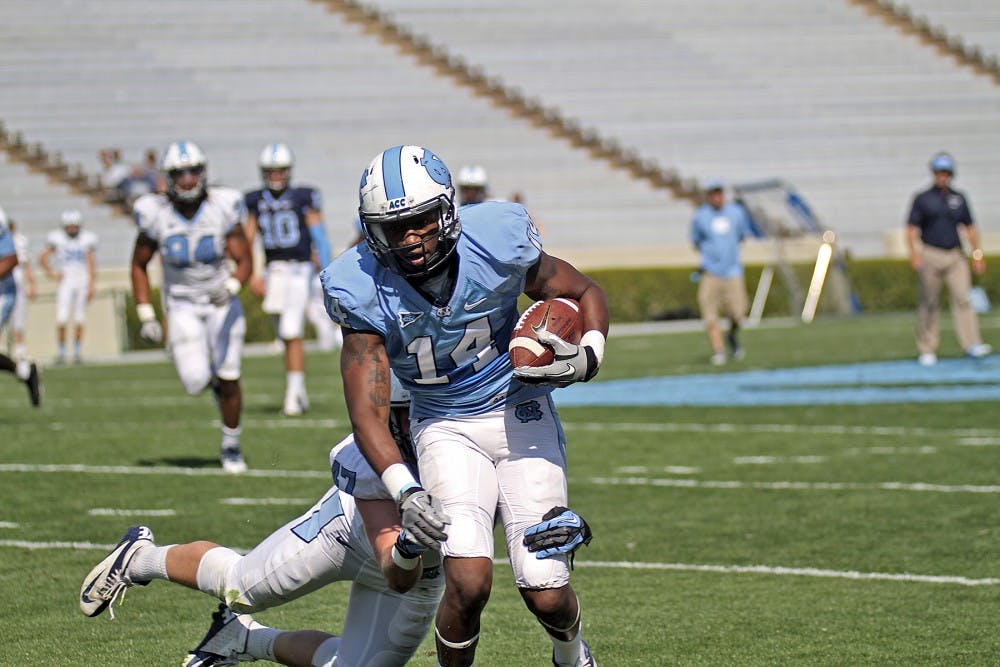UNC Football's Spring game The Daily Tar Heel