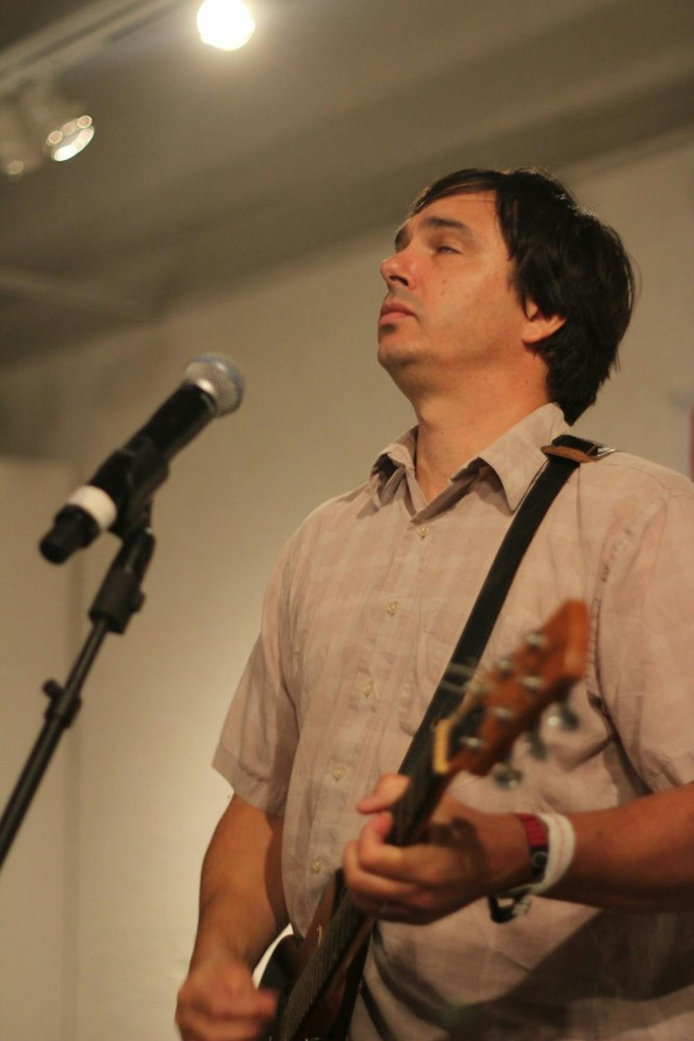 	<p>Eric Friedl of Oblivians performs at the Contemporary Art Museum as part of the 2013 Hopscotch Music Festival.</p>