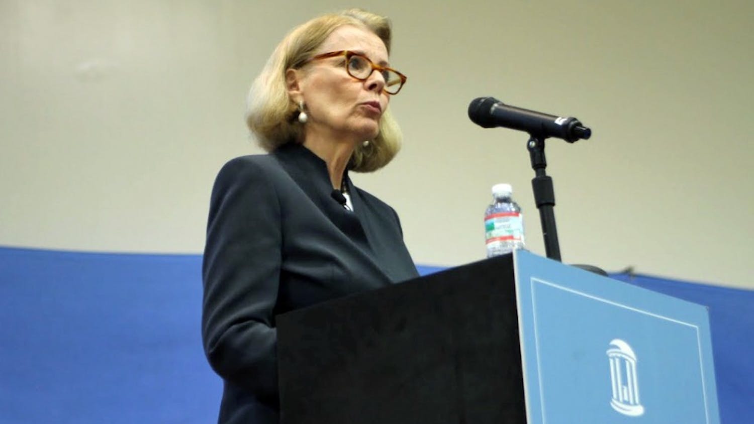 Peggy Noonan, celebrated author and Wall Street Journal columnist, spoke at the 2015 Park Lecture in Carroll Hall on Thursday.