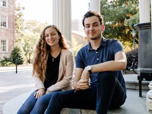 MoMUNtum co-founders Mikhal Ben-Joseph and Patrick Kaper-Barcelata pose for a portrait on Oct.10, 2022, in Chapel Hill, NC.