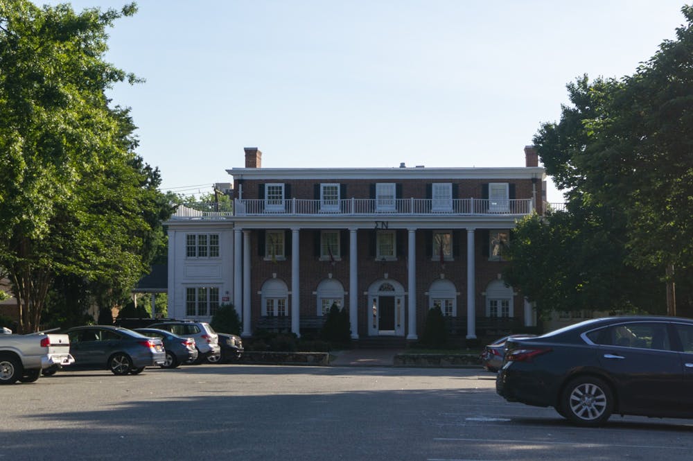 UNC's Sigma Nu fraternity house as pictured on Sunday, June 7, 2020.