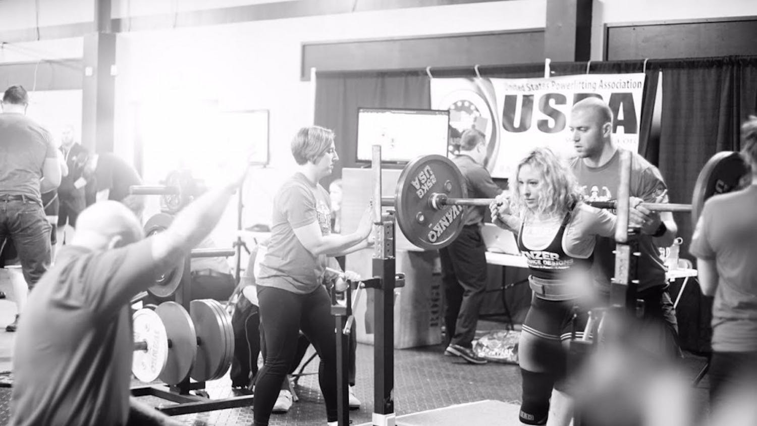 Junior economics major April Purvis spends her free time training and weightlifting as a body builder. Photo courtesy of April Purvis.&nbsp;
