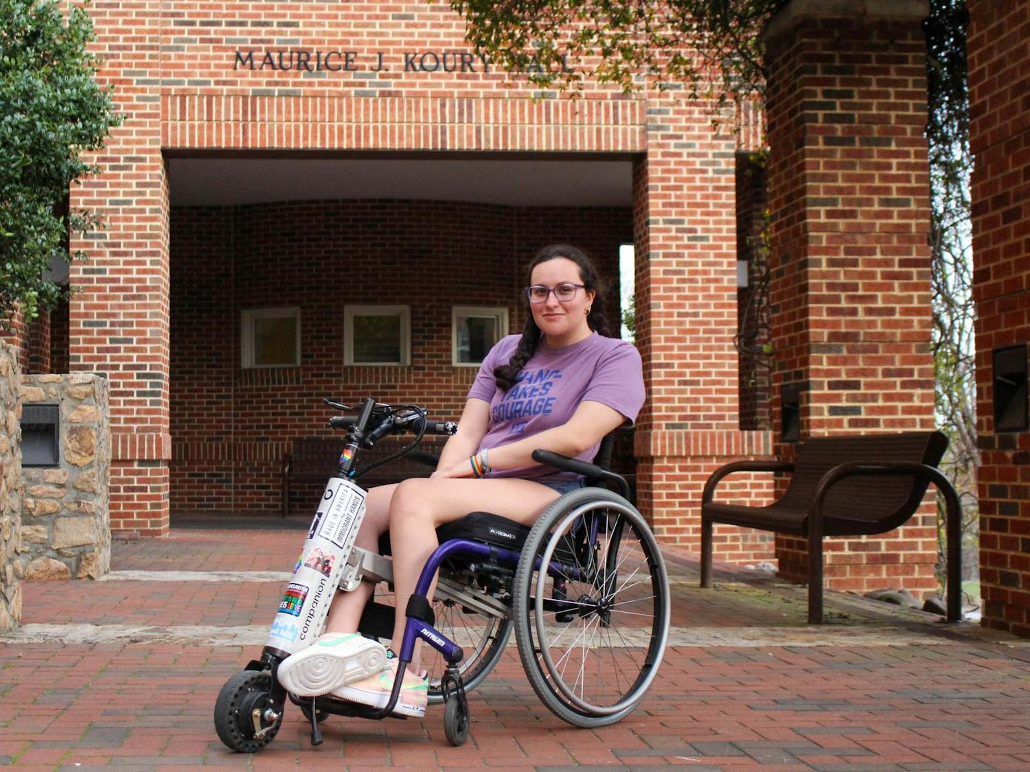 First-year Laura Saavedra-Forero is a disabled UNC student and has been denied accessible housing. She gained attention through an Instagram post calling out the University on their housing accessibility problems.