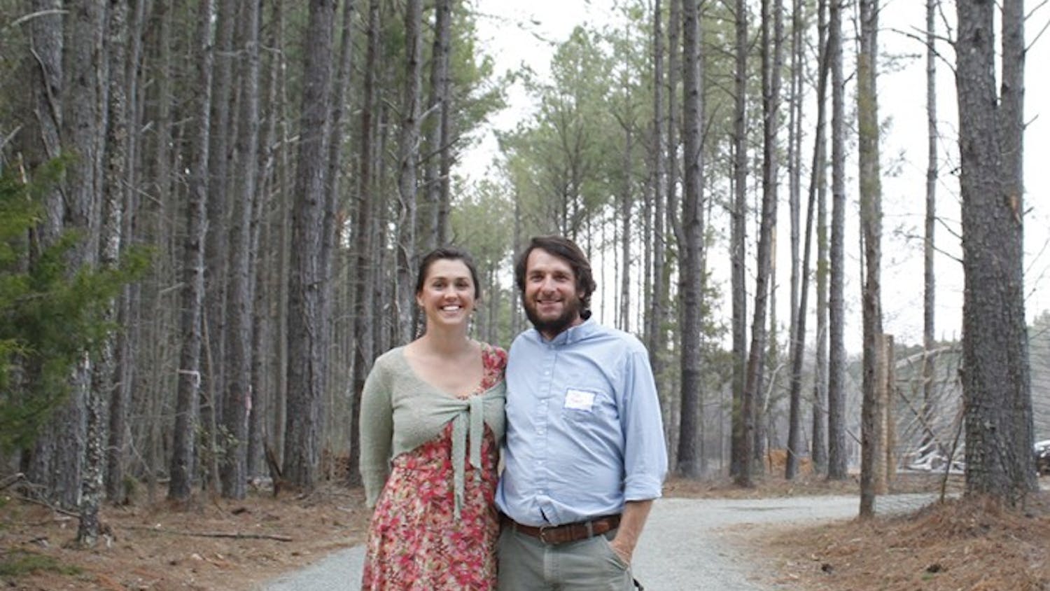 Tim & Megan Toben at The Honeysuckle Tea House outside of Carrboro in Chapel Hill, on Saturday March 22nd 2014. The Tea House is a collaborative project that began with a kickstarter page. It's set to open this March