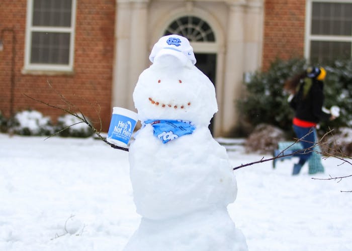 Snow continues in Chapel Hill - The Daily Tar Heel