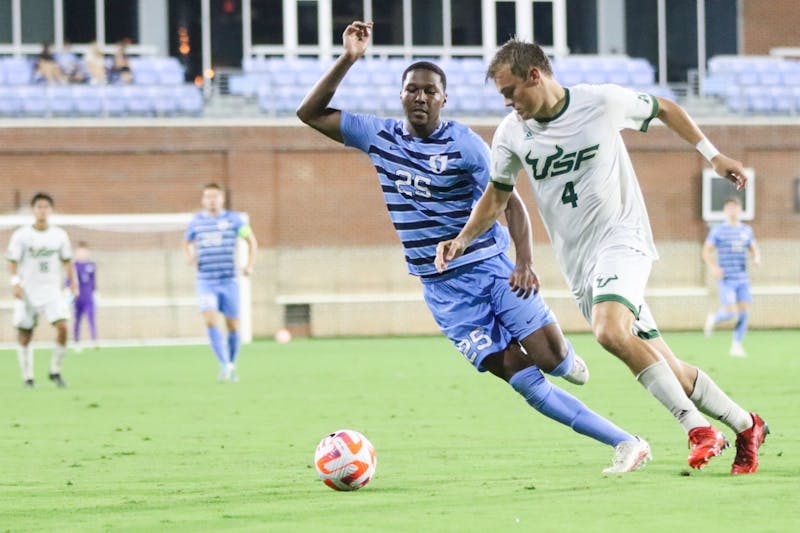 UNC men's soccer back line shines in 10 win over South Florida