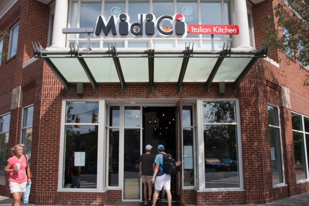 MidiCi Italian Kitchen at 100 E. Franklin St. specializes in Neapolitan pizza baked in 90 seconds.