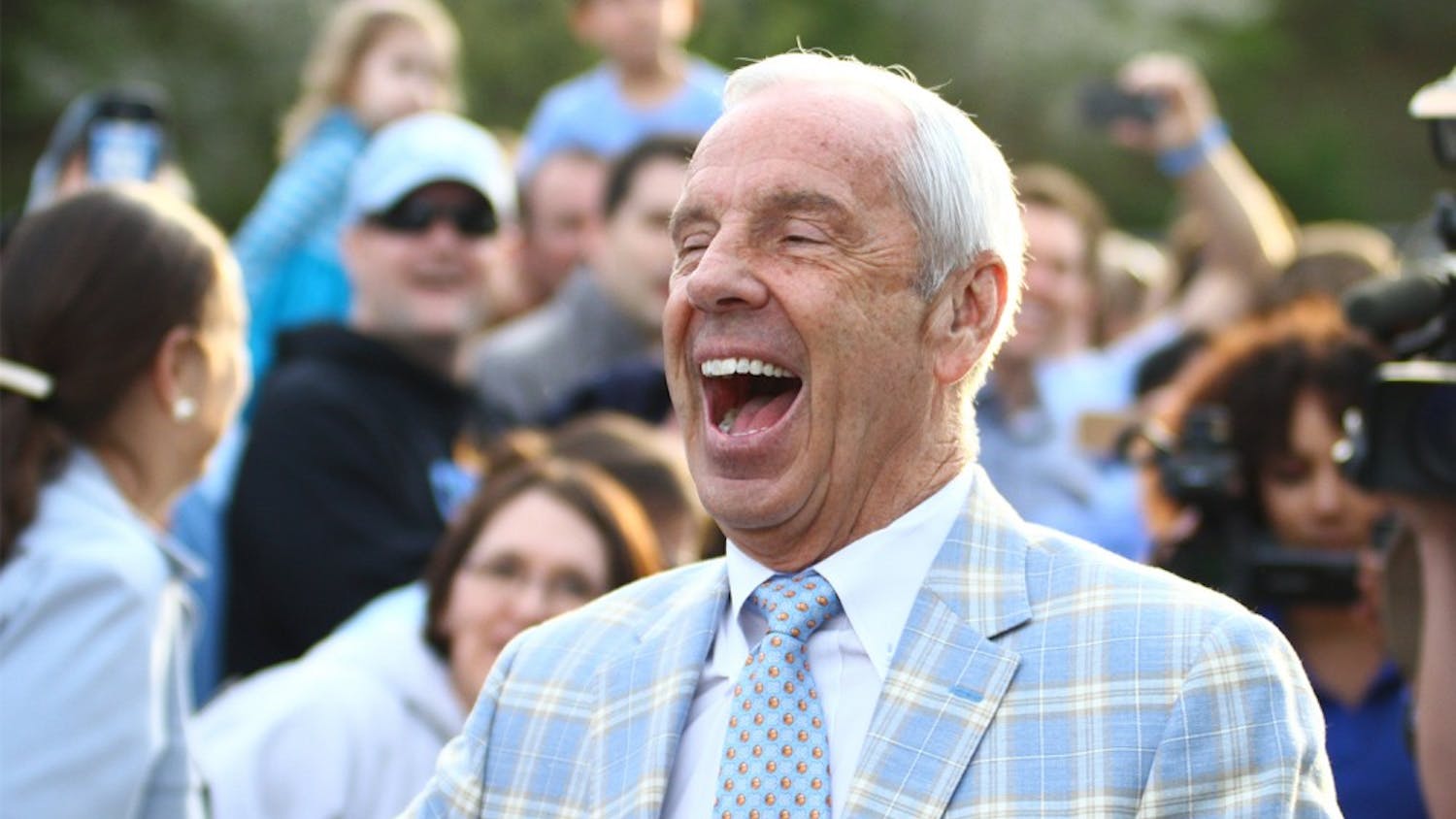 Coach Roy Williams heads to Houston with the team for the Final Four game against Syracuse.