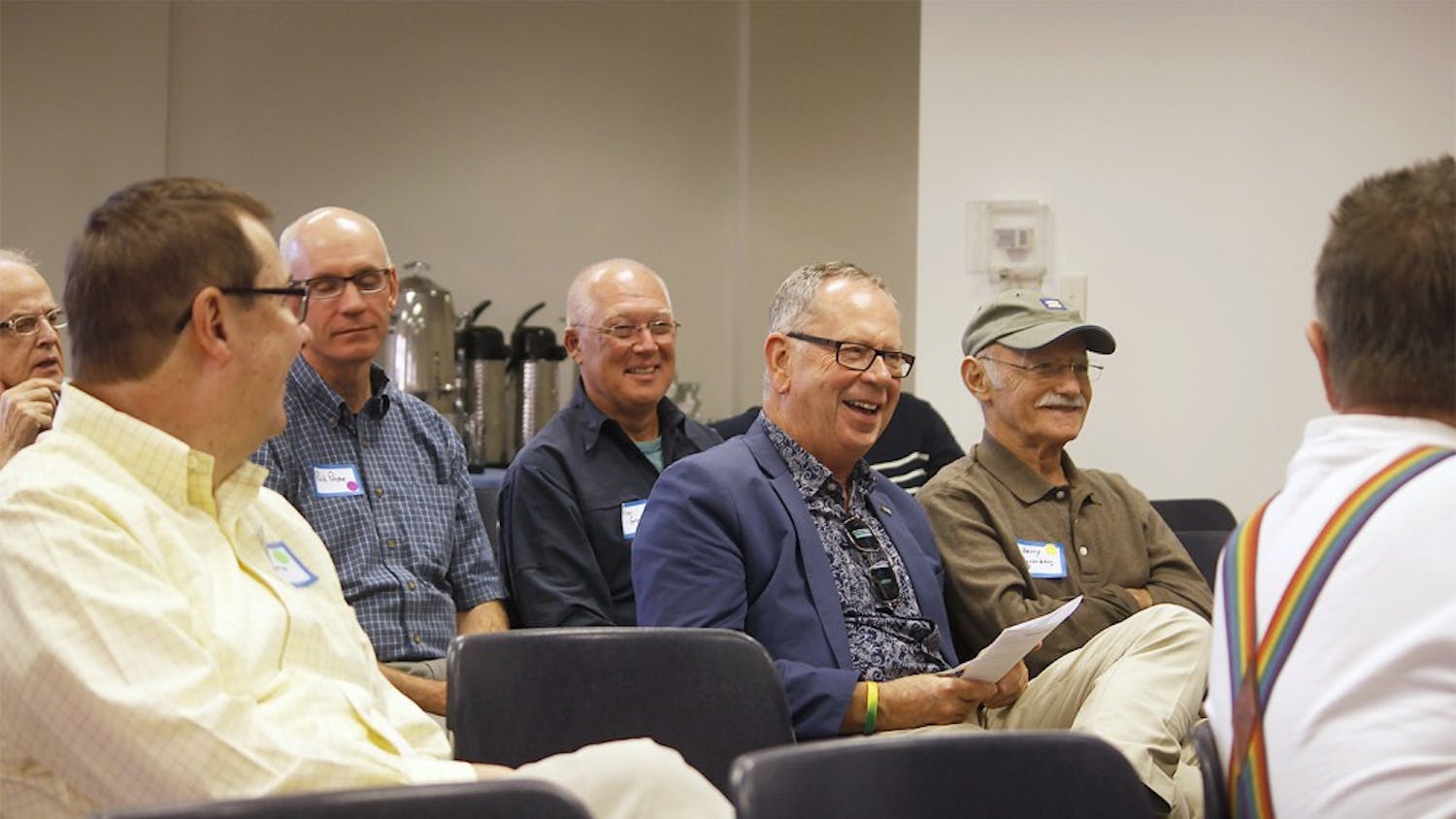 Supporters of the Carolina Gay Association gathered on Saturday to celebrate the 40th reunion of the organization.