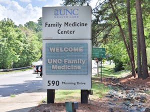 The UNC Family Medicine Center, pictured here on Monday, Sept. 12, 2022, offers COVID-19 vaccines and testing.