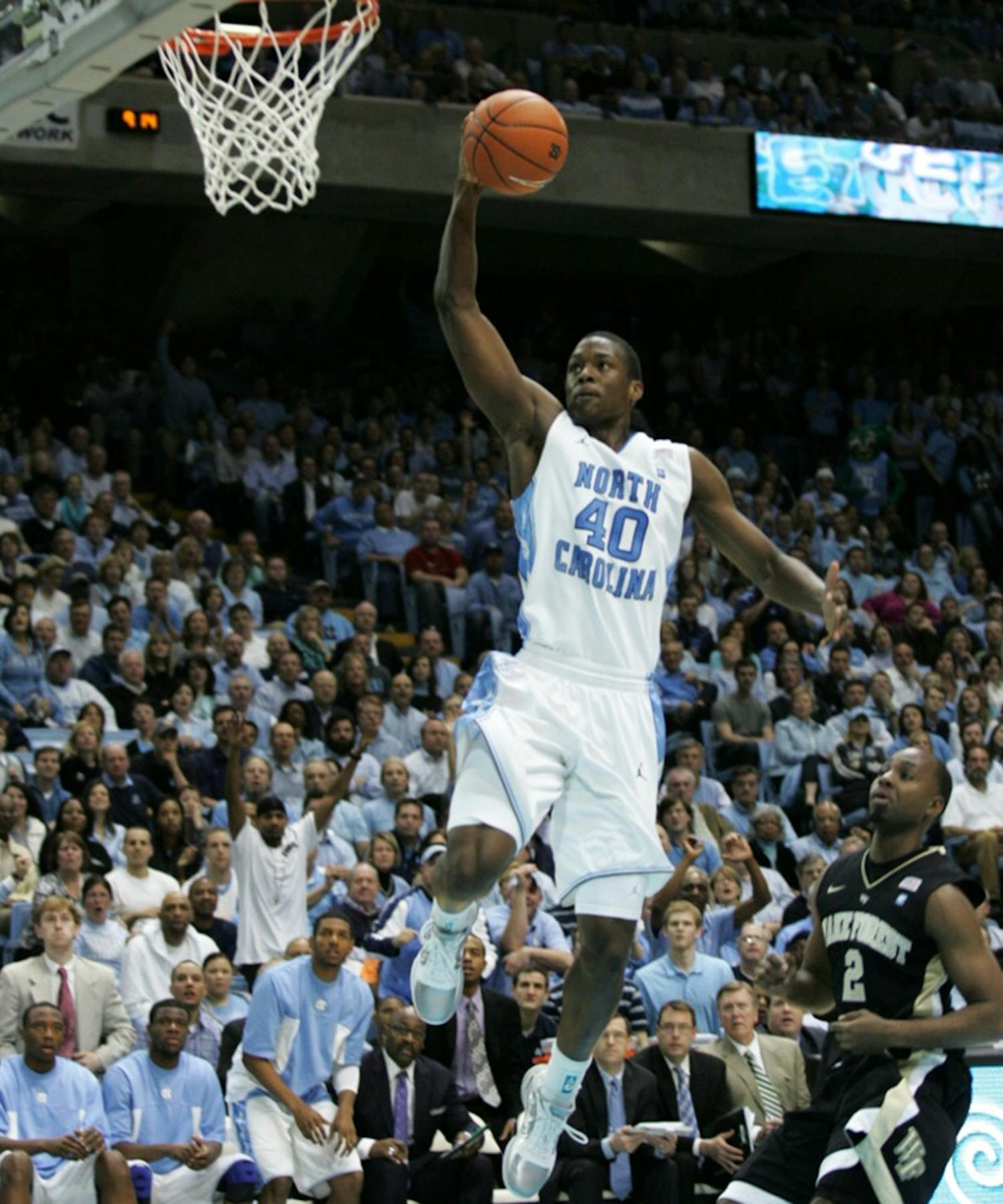 The University of North Carolina Tar Heels played the Wake Forest Demon Deacons on Tuesday, February 15, 2011 in The Dean E. Smith Center. 