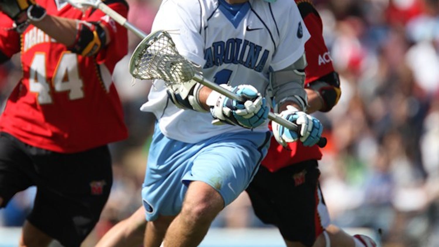 Freshman Marcus Holman stepped in for injured Billy Bitter to lead UNC’s offense with four goals and one assist. DTH/Phong Dinh
