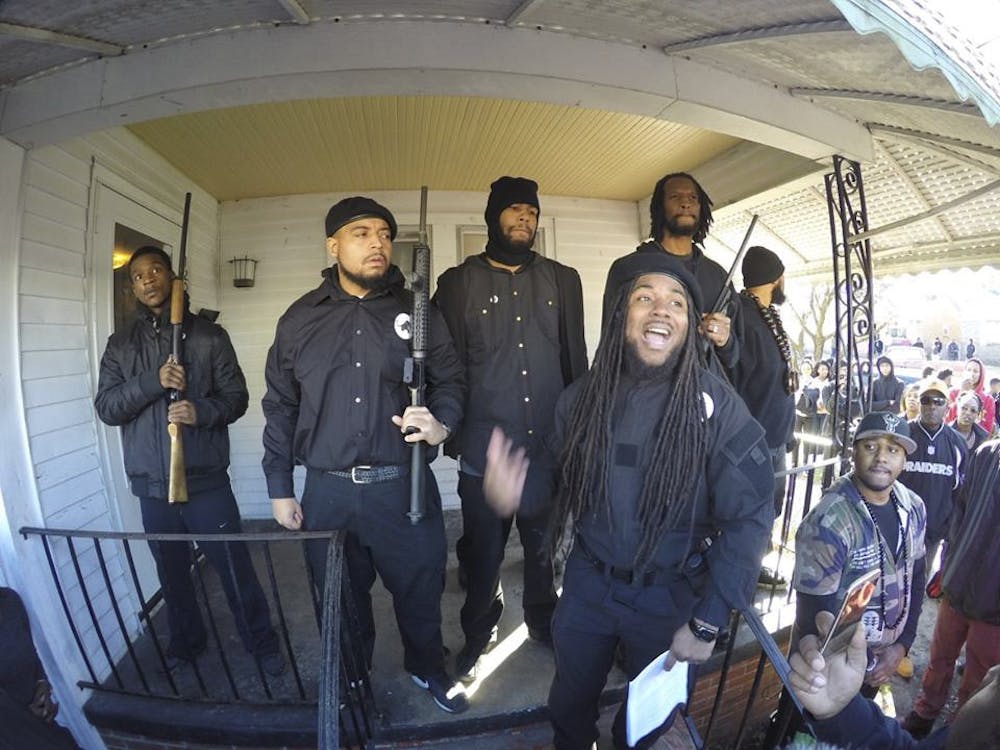 Members of the Revolutionary&nbsp;Black Panther Party of Wilmington, NC held a rally in Wilmington on Sunday.&nbsp;Photo Courtesy of James DeAlto.