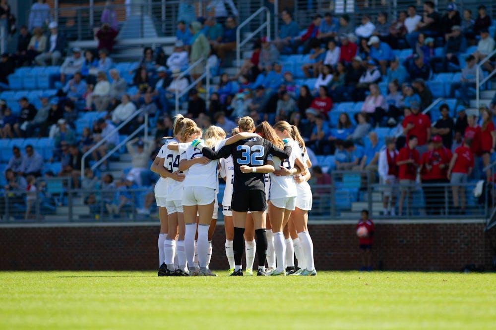 UNC Women's Soccer takes on NC State on Sunday, Oc. 9, 2022, at Dorrance Field. UNC won 2-0.