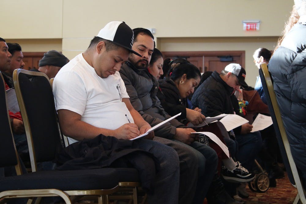 The Hispanic Community gathered at Saint Thomas More Catholic Church Saturday morning to obtain their FaithID which will help law enforcement better serve them.