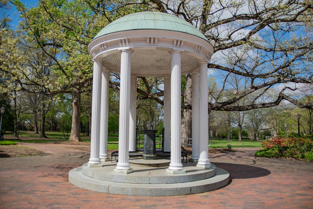 The Old Well stands tall on Wednesday, March 29, 2023.