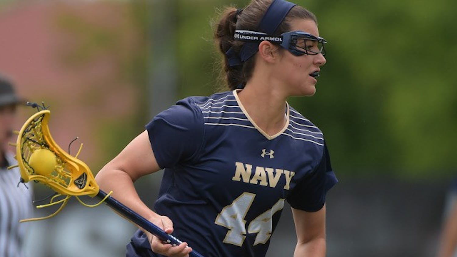 Navy's Julia Collins in action. Photo courtesy of Naval Academy Sports Information