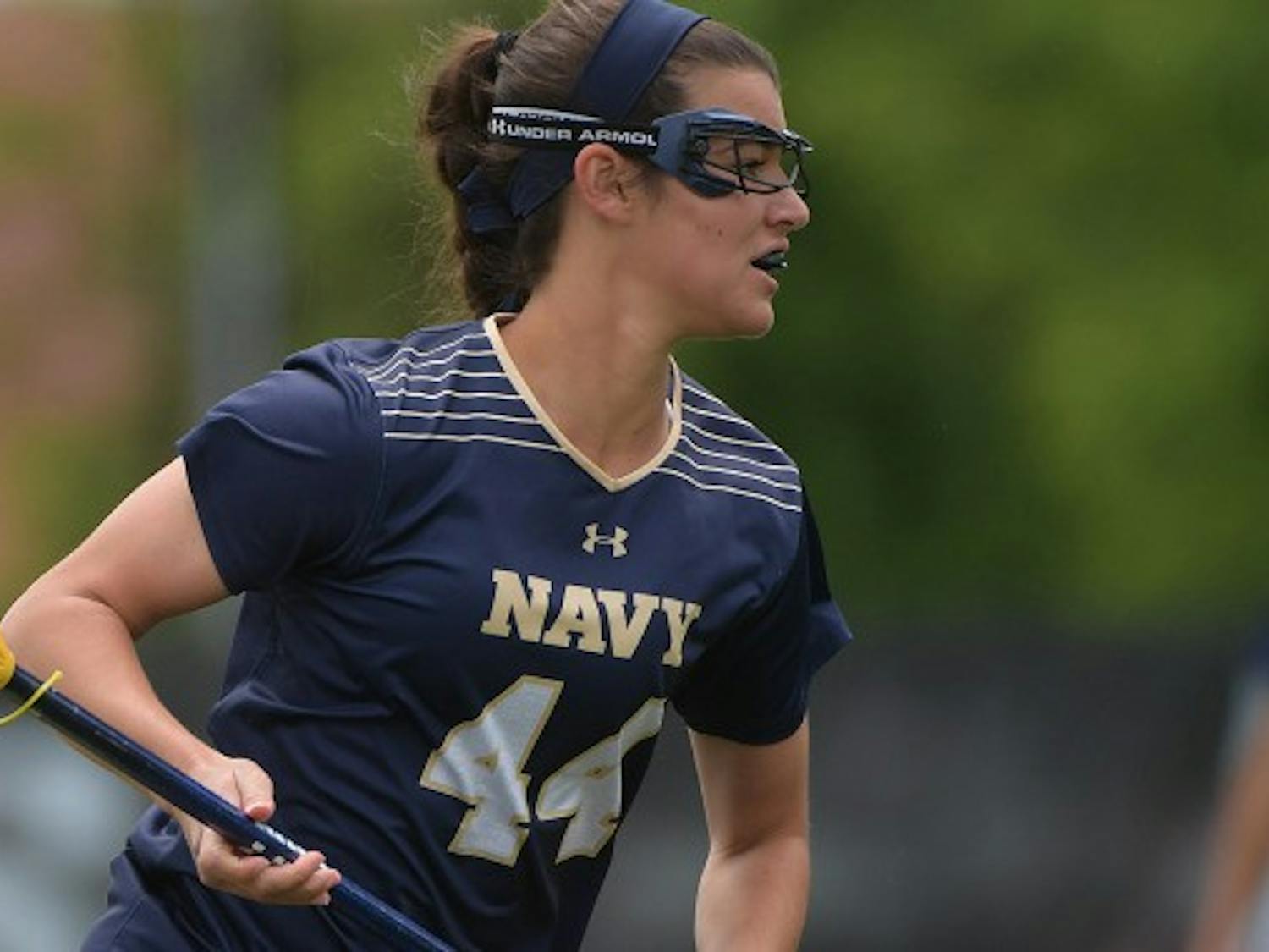 Navy's Julia Collins in action. Photo courtesy of Naval Academy Sports Information