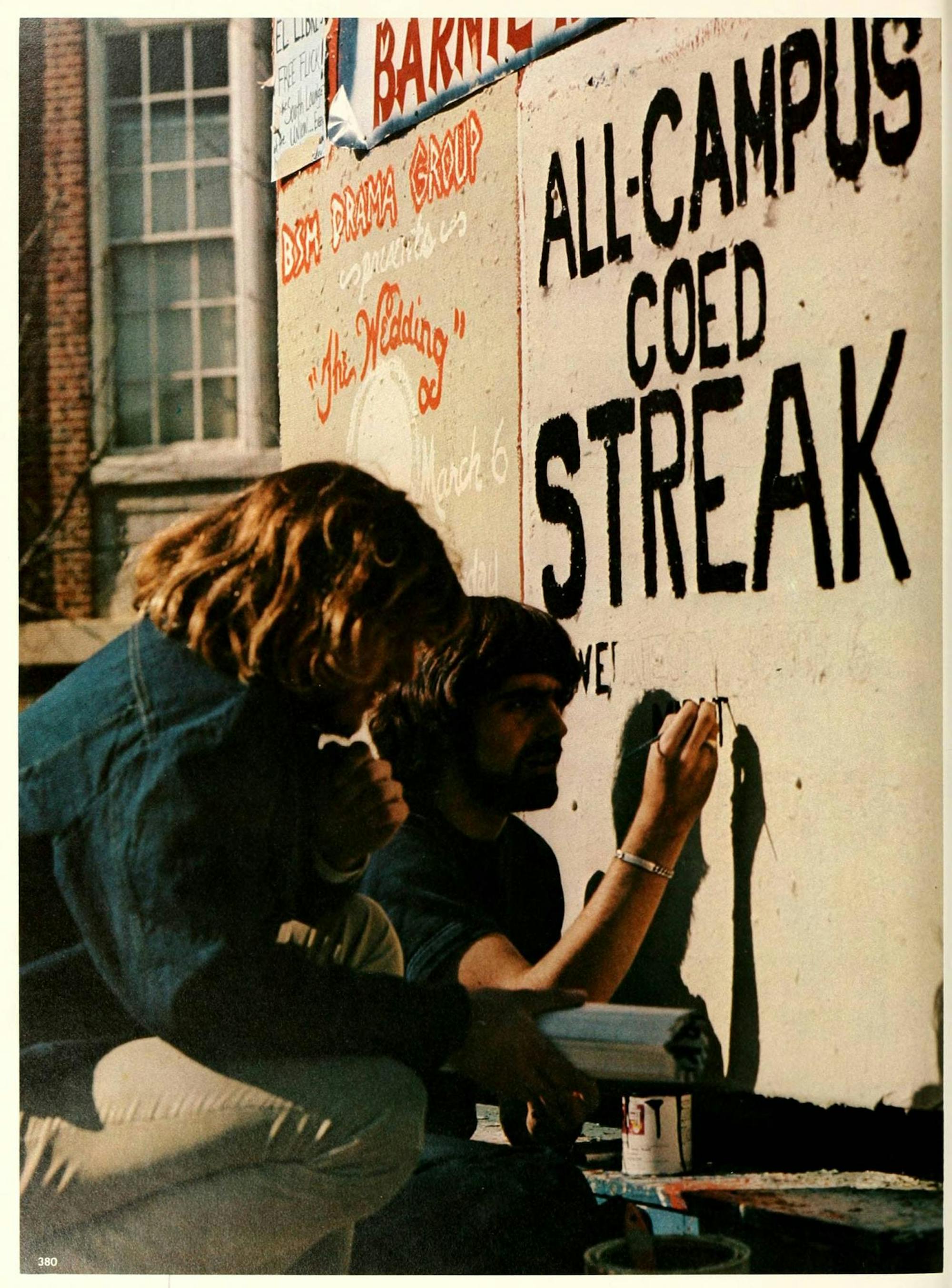 Mark Tuvim and Fellow Student Paint Cube (1974 Yackety Yack).jpeg