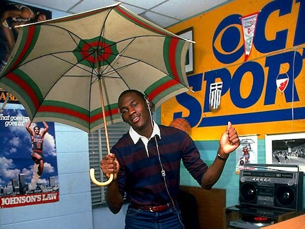 	A photo of Michael Jordan in Granville Towers circa 1983, found on Reddit.