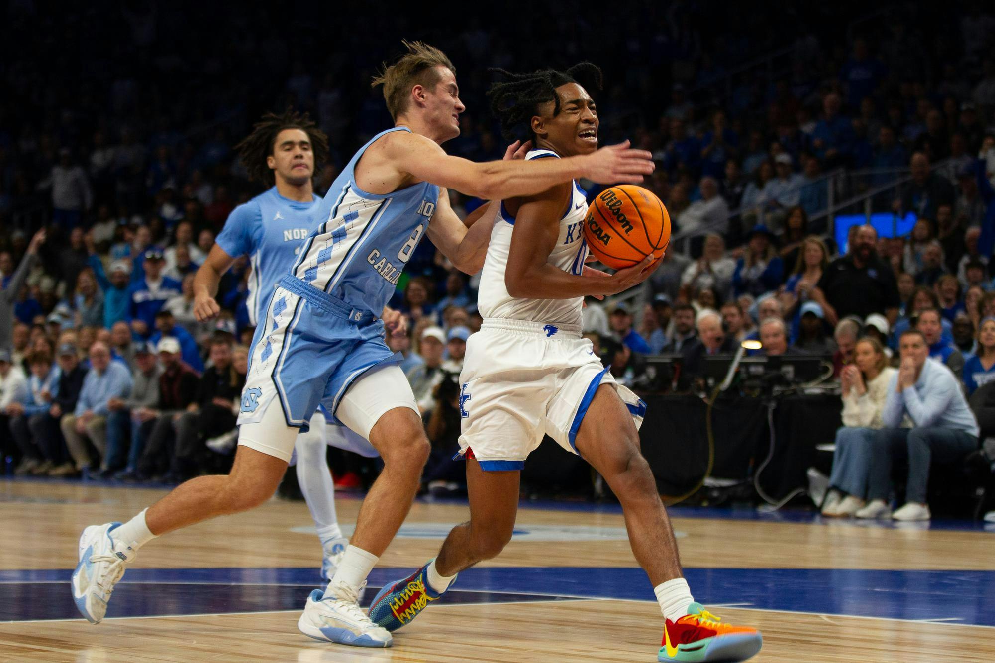 No. 9 UNC Men's Basketball Falls To No. 14 Kentucky, 87-83, In Blue ...